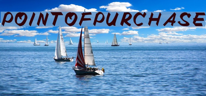 POINTOFPURCHASE Font examples