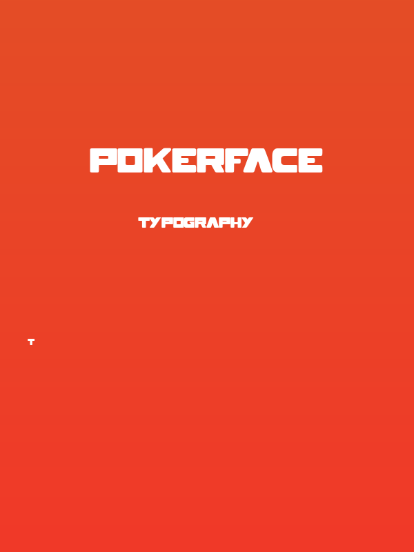 POKERFACE Poster