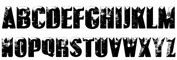 POLAR VORTEX Font LOWERCASE