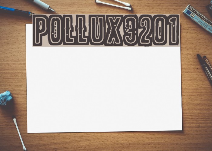 POLLUX9201 Font examples