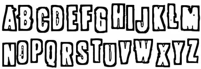 POLLUX9301 Schriftart Groß