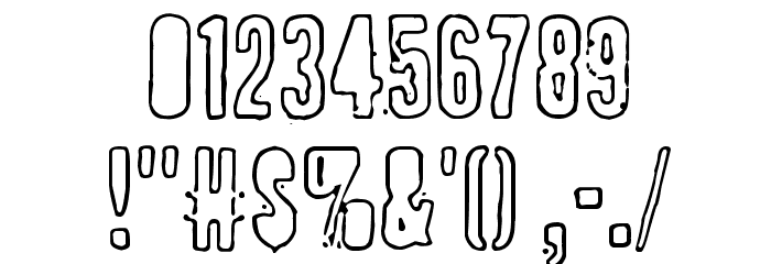 POLLUX9400 Font OTHER CHARS