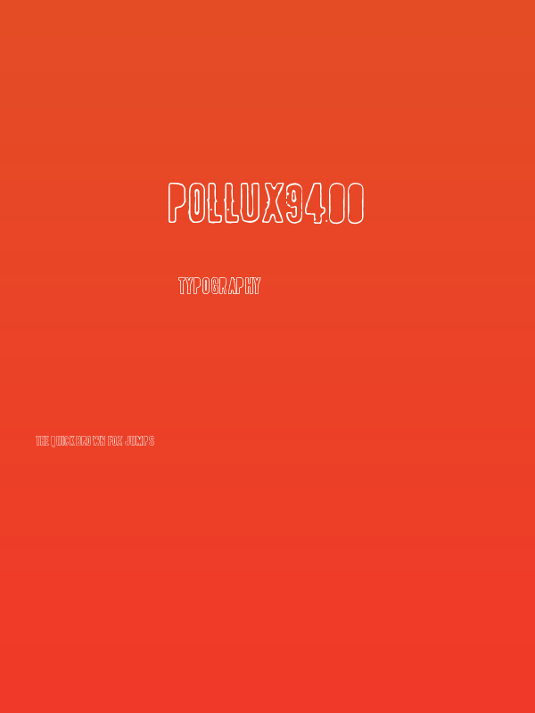 POLLUX9400 Poster
