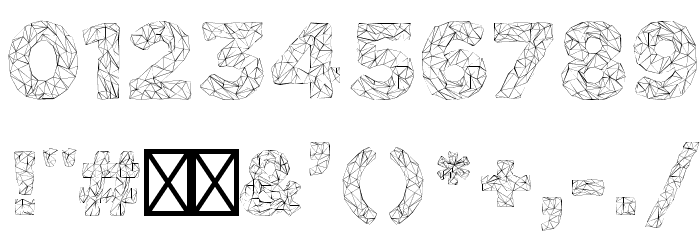 POLYA Regular Font OTHER CHARS