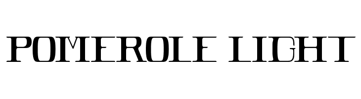 POMEROLE LIGHT  免费字体下载