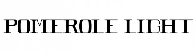 POMEROLE LIGHT  font caratteri gratis