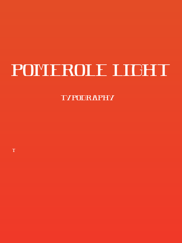POMEROLE LIGHT Poster