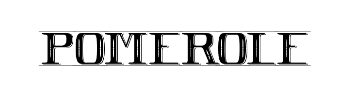 POMEROLE  font caratteri gratis