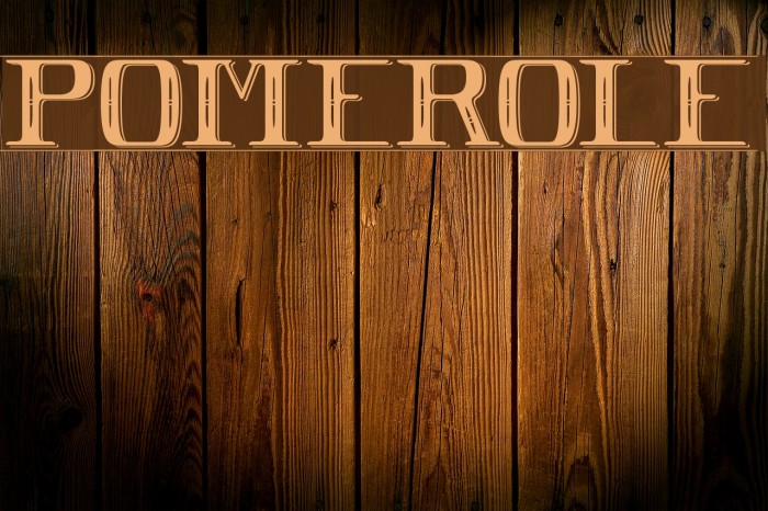 POMEROLE Font examples