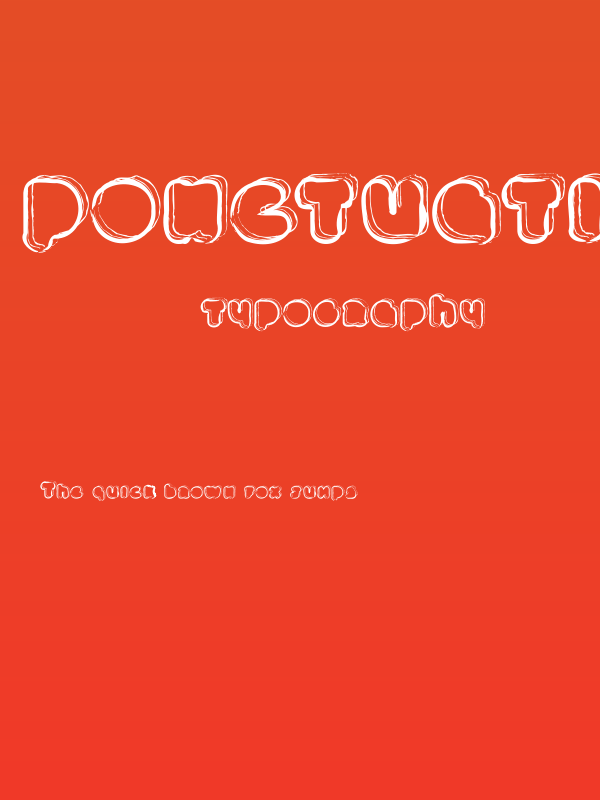 PONCTUATION Poster