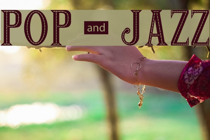 POP & JAZZ Font examples