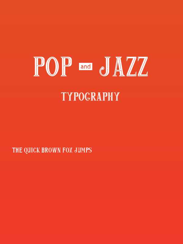POP & JAZZ Poster