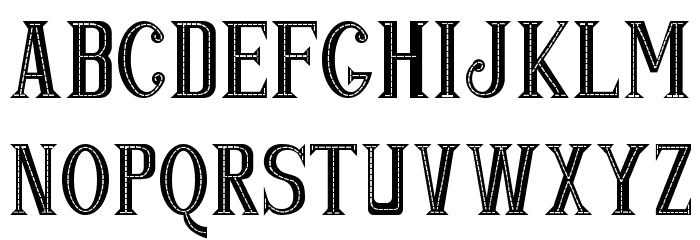 POP & JAZZ Font LOWERCASE
