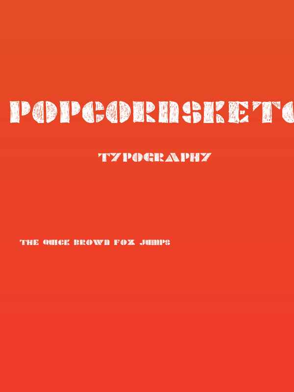 POPCORNSKETCHSKETCH Poster
