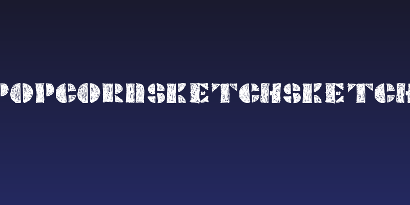 POPCORNSKETCHSKETCH Social Header