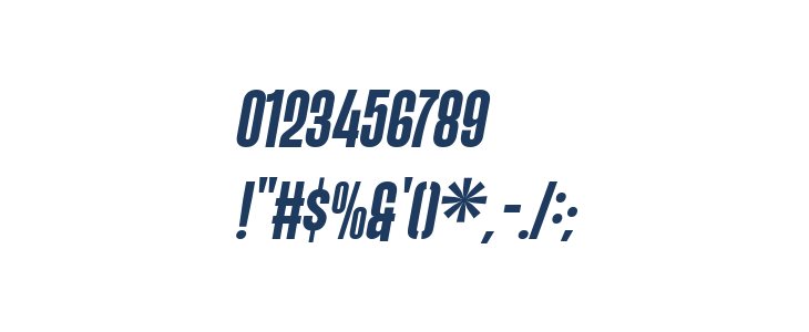 POPFINE Italic Italic Other Characters