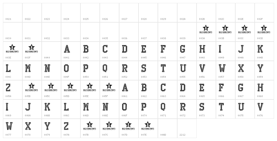 PORN FASHION TRIAL Character Map