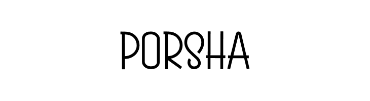 PORSHA  Frei Schriftart Herunterladen
