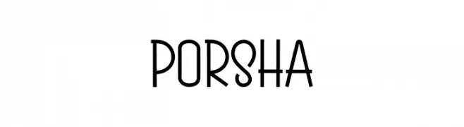 PORSHA  नि: शुल्क फ़ॉन्ट्स डाउनलोड