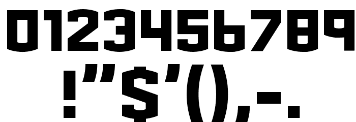 PORT118 Font OTHER CHARS