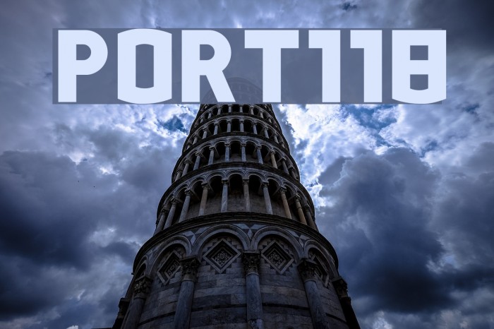 PORT118 Font examples
