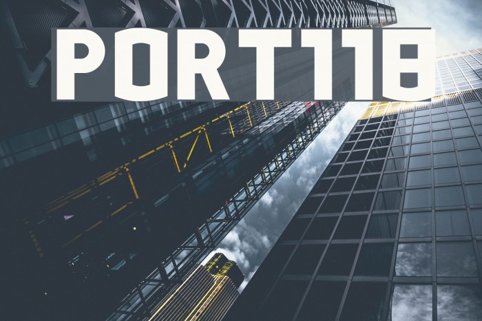 PORT118 Font examples