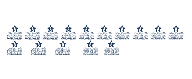 POSTERS ITALIC PERSONAL USE Bold Italic Other Characters