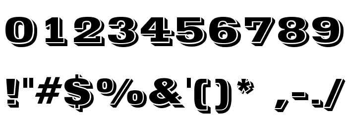 POSTOFFICE Font OTHER CHARS