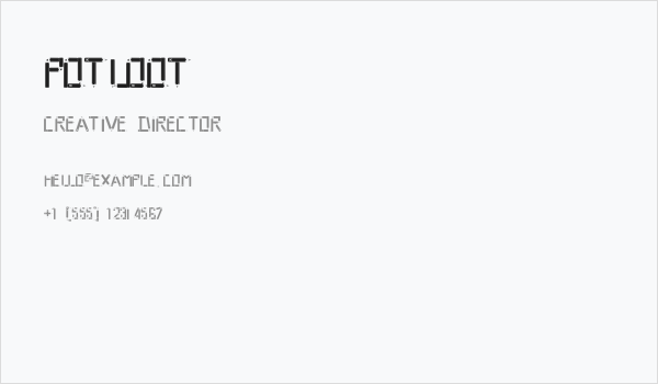 POTLOOT Business Card