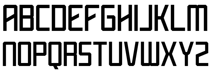 POWER BALBOY Regular Caratteri MAIUSCOLE