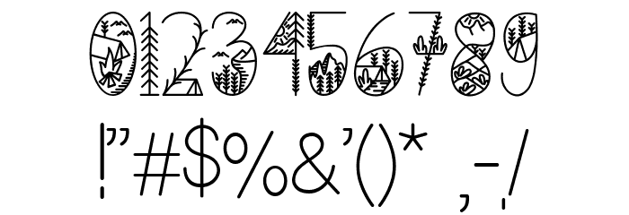 POWER OF NATURE Font OTHER CHARS