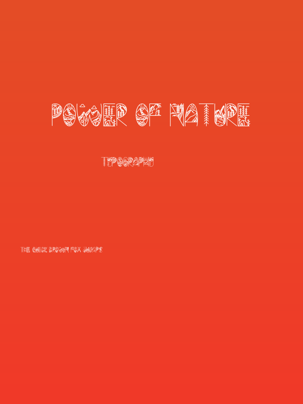 POWER OF NATURE Poster