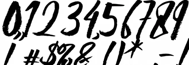 POWERANGERS フォント その他の文字