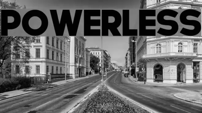 POWERLESS Font examples