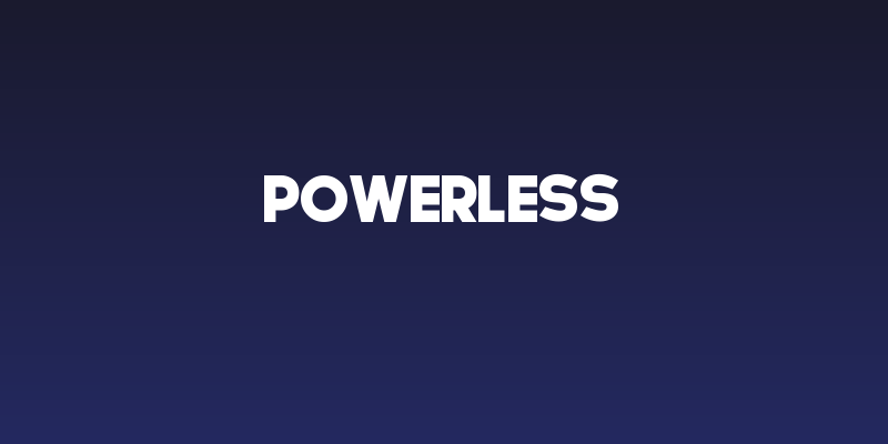 POWERLESS Social Header