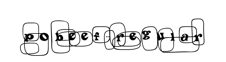 PoBeef-Regular  Free Fonts Download
