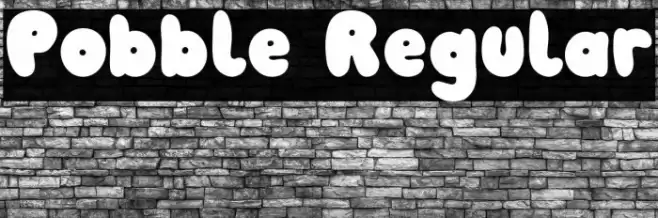 Pobble Regular Font examples
