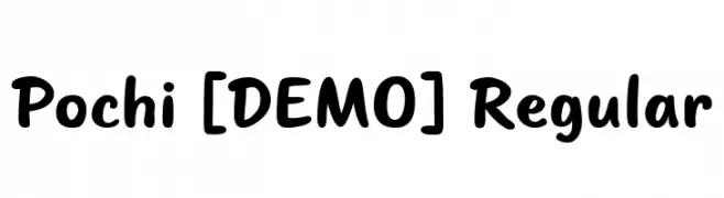 Pochi [DEMO] Regular  تنزيل الخطوط