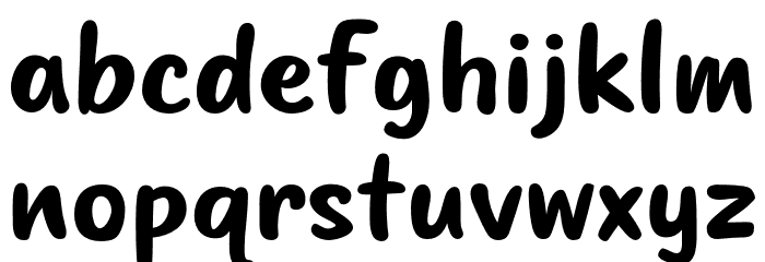 PochiDEMO-Regular Font LOWERCASE