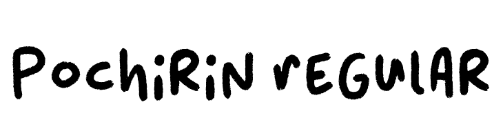 Pochirin Regular  Frei Schriftart Herunterladen