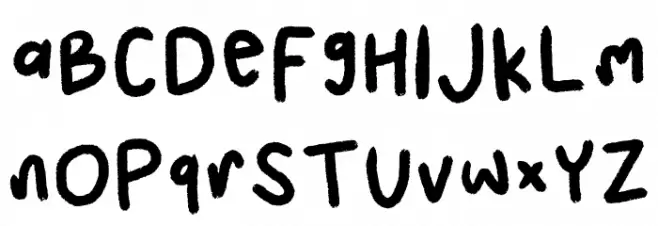 Pochirin Regular 字体 大写