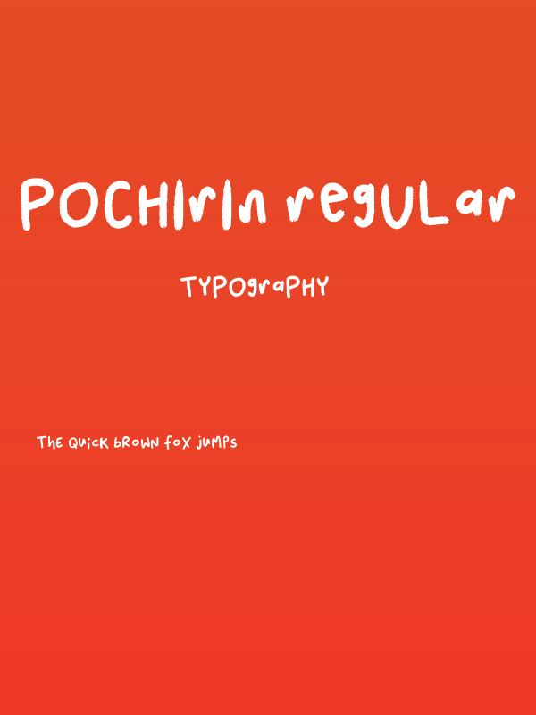 Pochirin Regular Poster