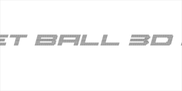 Pocket Ball 3D Italic Logo