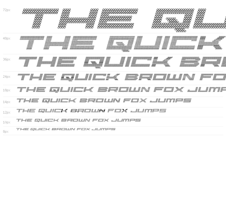 Pocket Ball 3D Italic Waterfall