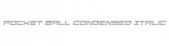 Pocket Ball Condensed Italic  baixar fontes gratis
