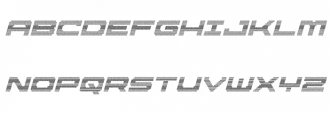 Pocket Ball Condensed Italic フォント 大文字