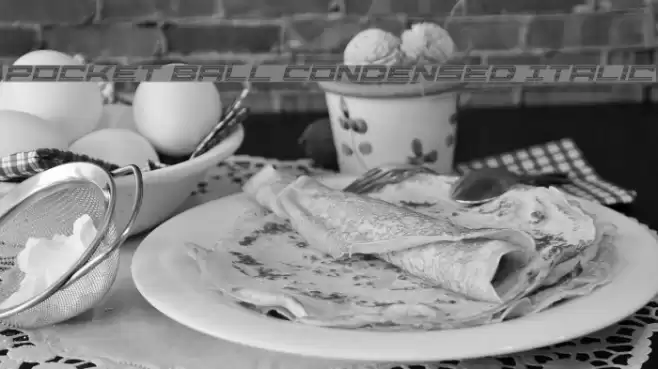 Pocket Ball Condensed Italic Font examples