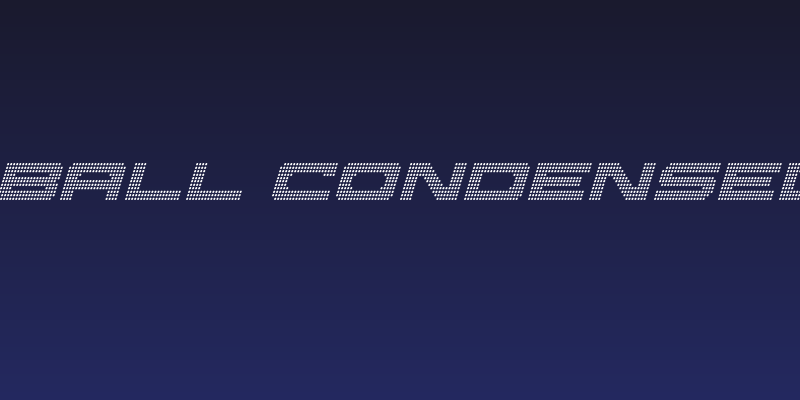 Pocket Ball Condensed Italic Social Header