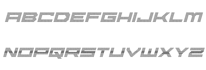 Pocket Ball Condensed Italic फ़ॉन्ट लोअरकेस