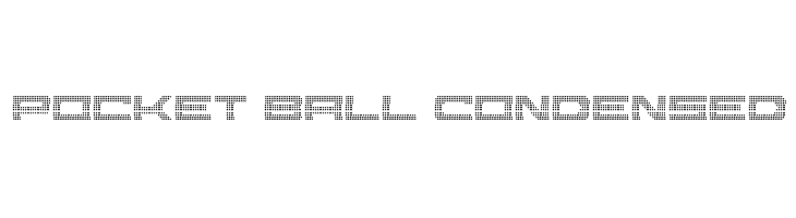 Pocket Ball Condensed Font